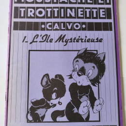 MOUSTACHE ET TROTINETTE L'île mystérieuse eo 1976 TTBE++ thumbnail