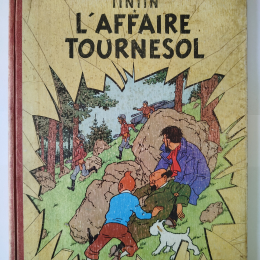 TINTIN L'affaire tournesol eo française 1956 ( nom marqué vu sur photo ) BE++ thumbnail