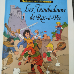 JOHAN ET PIRLOUIT n°15 Les troubadours de Roc-à-Pic eo 1995 TTBE+++++SUP thumbnail