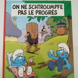 LES SCHTROUMPFS n°21 On ne schtroumpfe pas le progrès eo 2002 TTBE++++SUP thumbnail