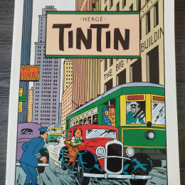 TINTIN Album poster eo 1986 TTBE+ thumbnail