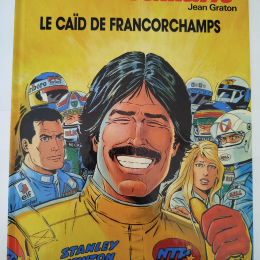 MICHEL VAILLANT Le caïd de Francorchamps eo 1988 ( dessin dédicacé Jean GRATON vu sur photo ) TTBE++ thumbnail