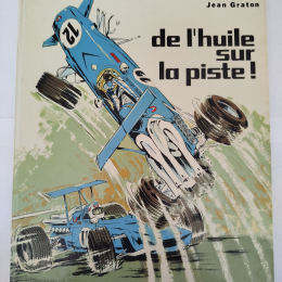 MICHEL VAILLANT De l'huile sur la piste eo 1970 TBE+++++ thumbnail